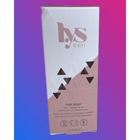 LYS Beauty THINK BRIGHT GLOW + HYDRATE SERUM WITH VITAMIN C & HYALURONIC ACID 1 - Picture 1 of 8